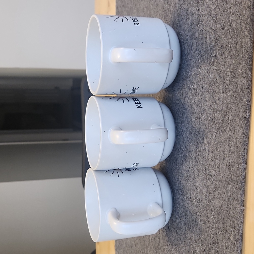 Set of 3 Sheffield Home Rise & Shine Ceramic Cups Mugs - Picture 15 of 17